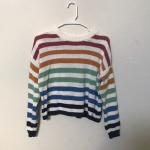 American Eagle Rainbow Sweater